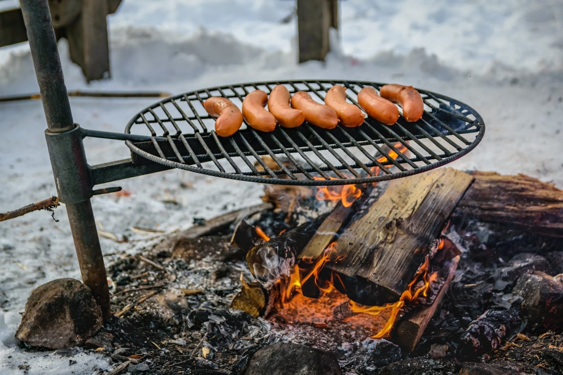winter camping stove