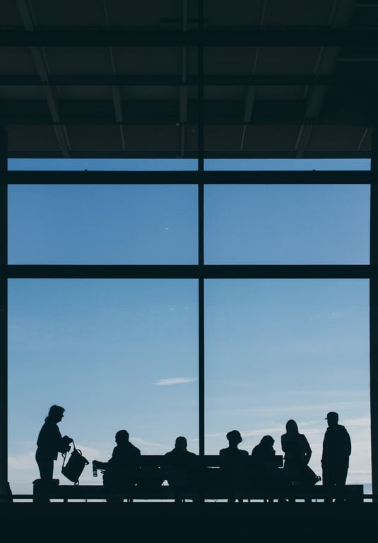 airport departure lounge