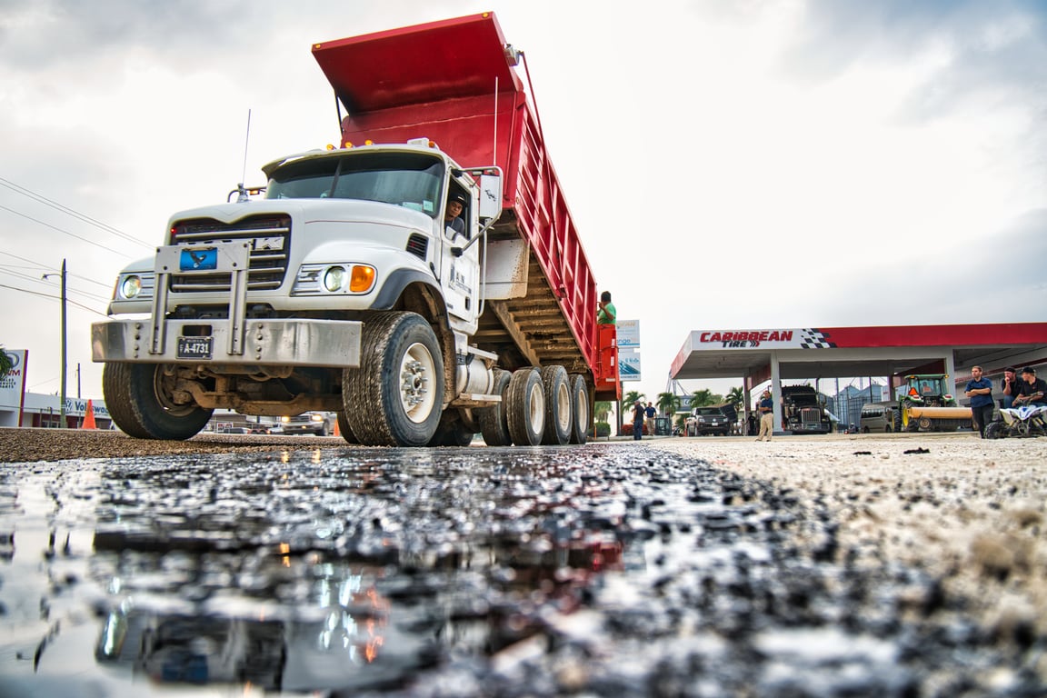 dump truck maintenance inspection