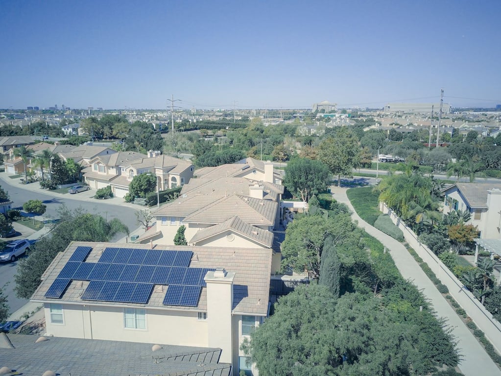 residential rooftop solar panels