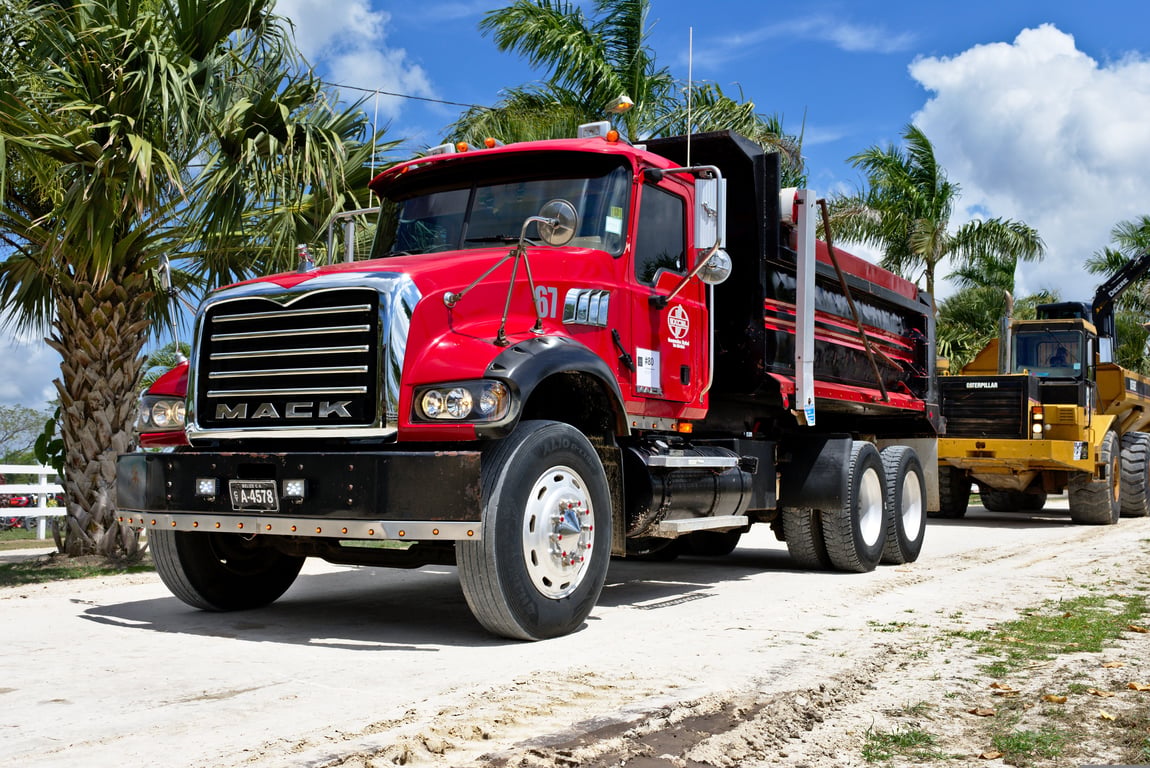 flatbed tow truck