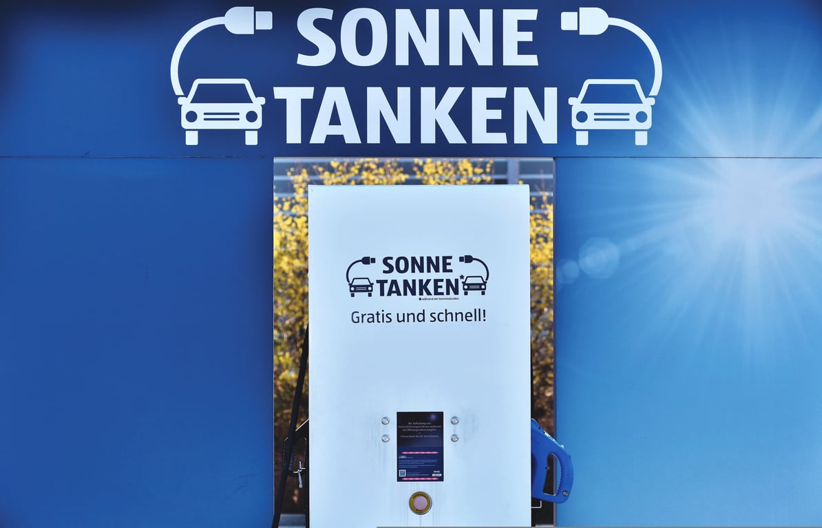 electric car charging station