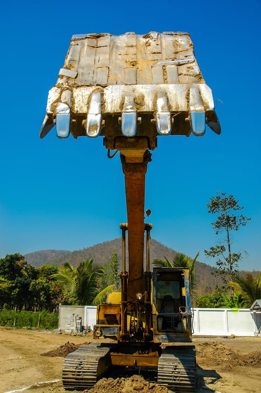 used CASE tracked excavator