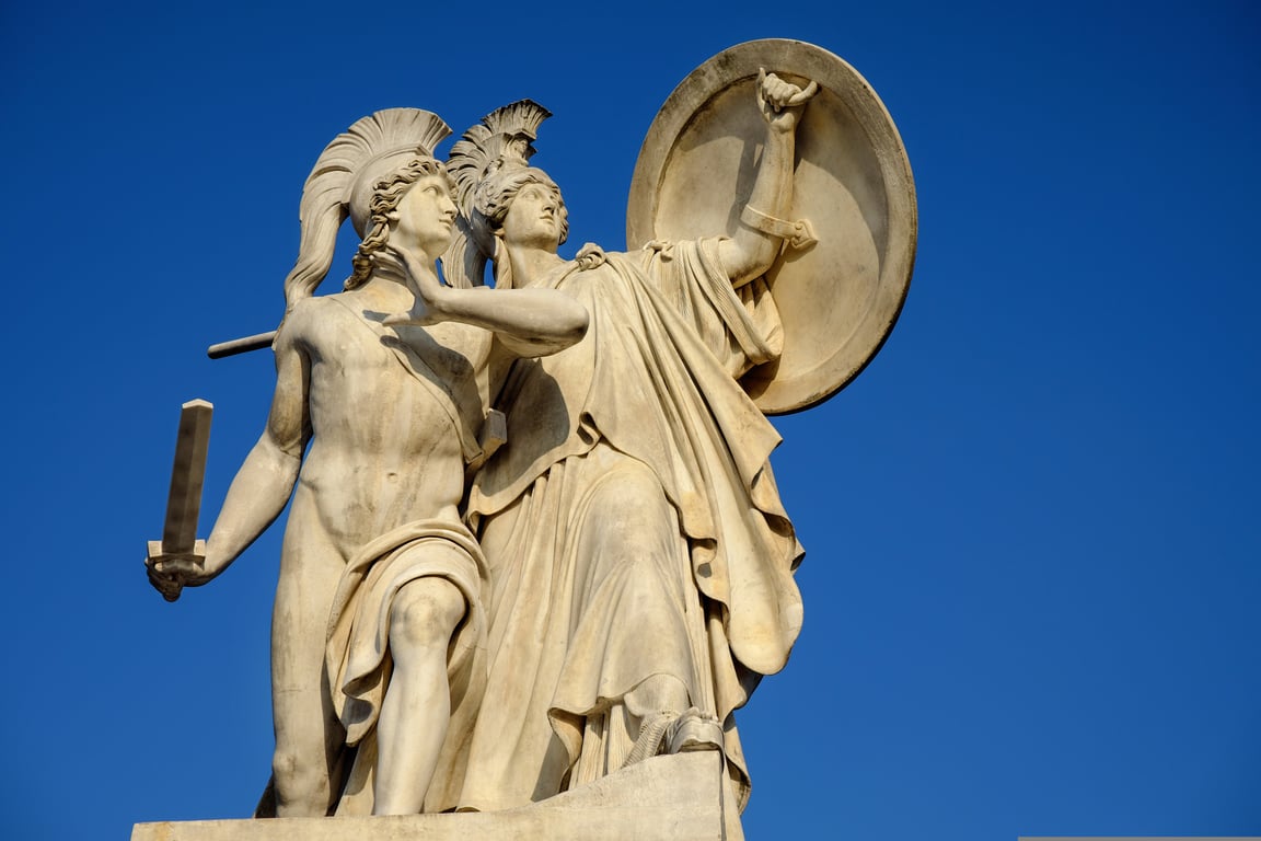 Athena statue