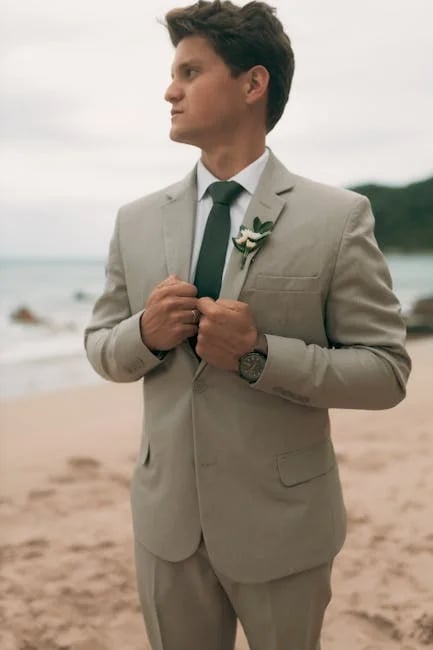Image describing How to Nail Beach Formal Wedding Attire for Men in 2026?