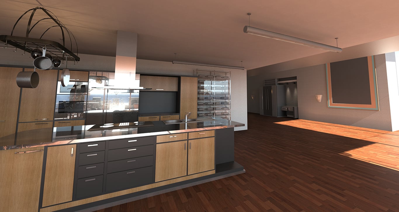 modern kitchen renovation