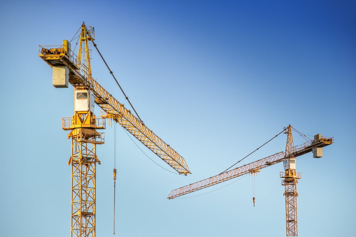 construction equipment rental yard