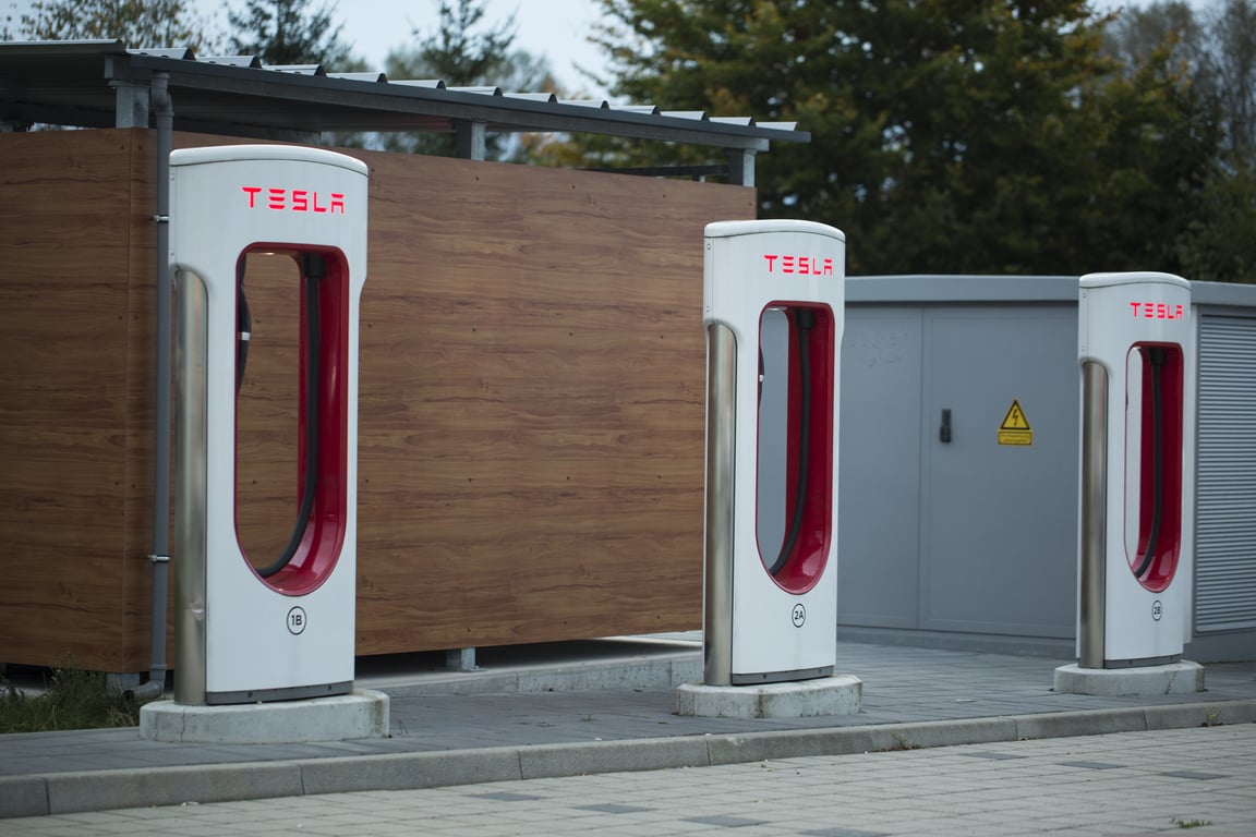 electric car charging station