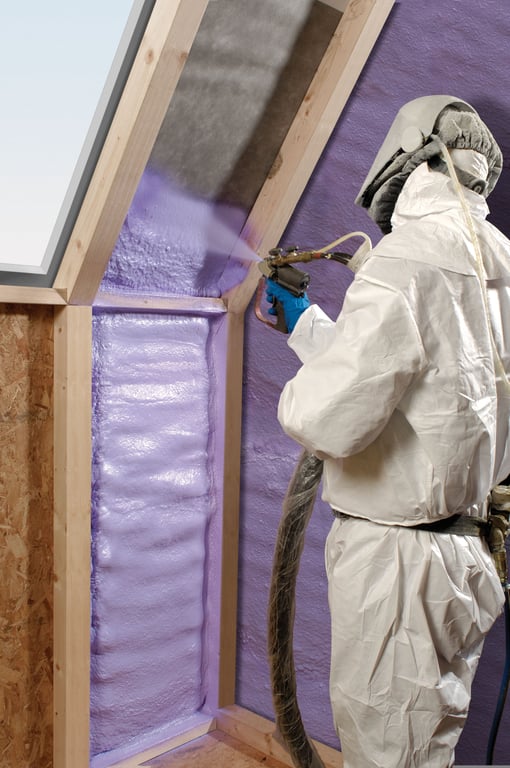 attic insulation installation