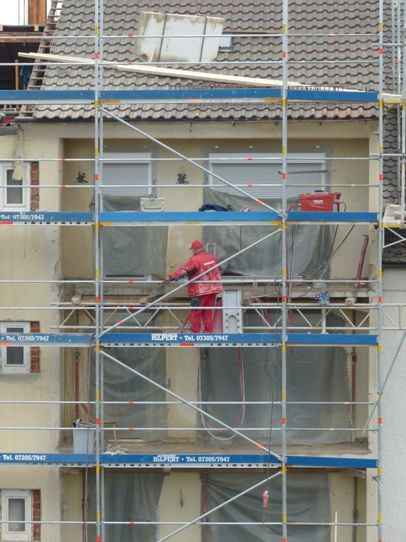 home renovation construction site