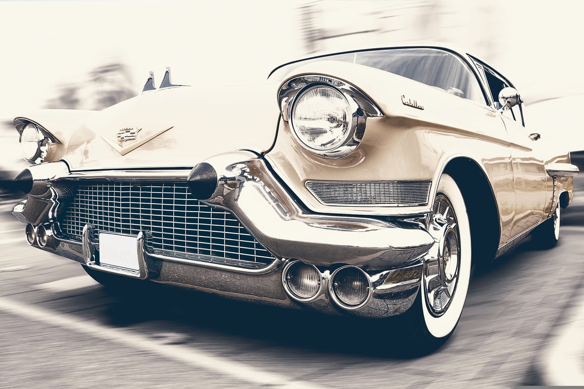 Cadillac dealership showroom