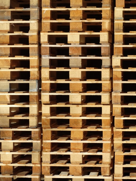 measuring wrapped freight pallet