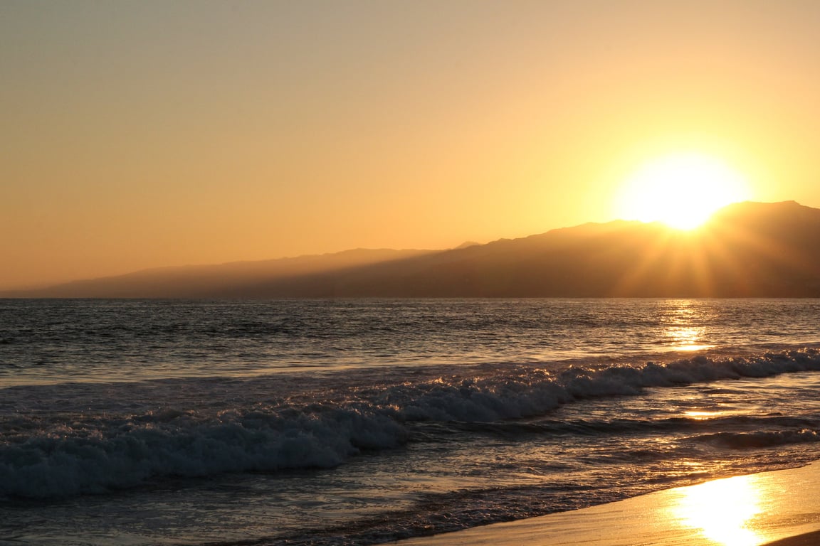 Santa Monica Beach sunset