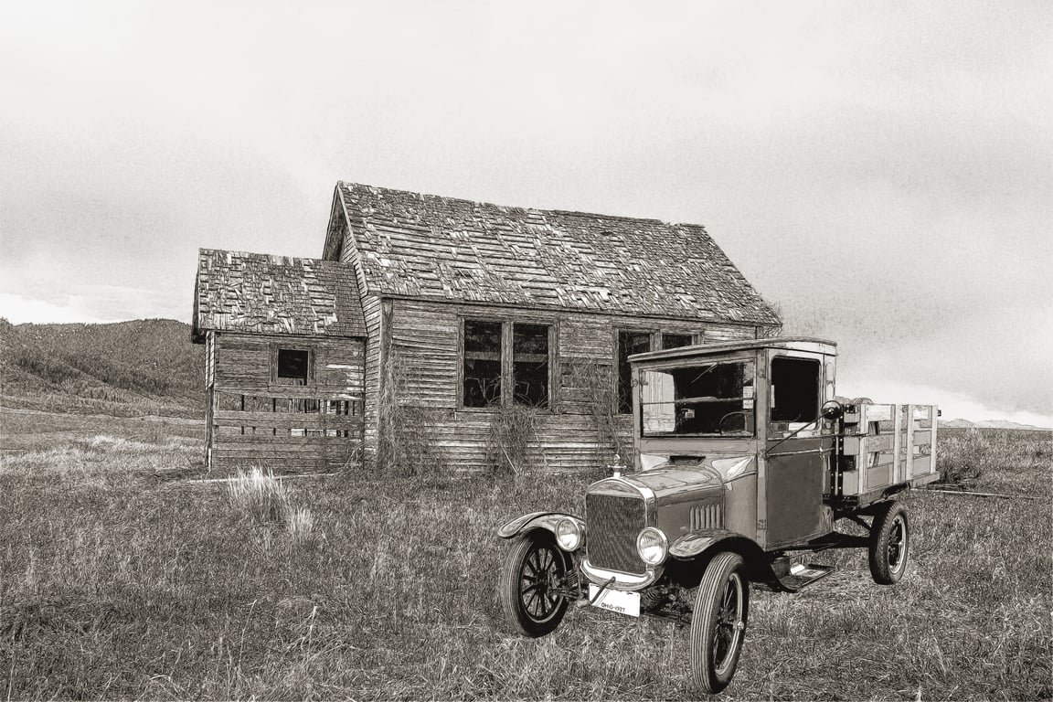 Ford F-150 loaded truck bed