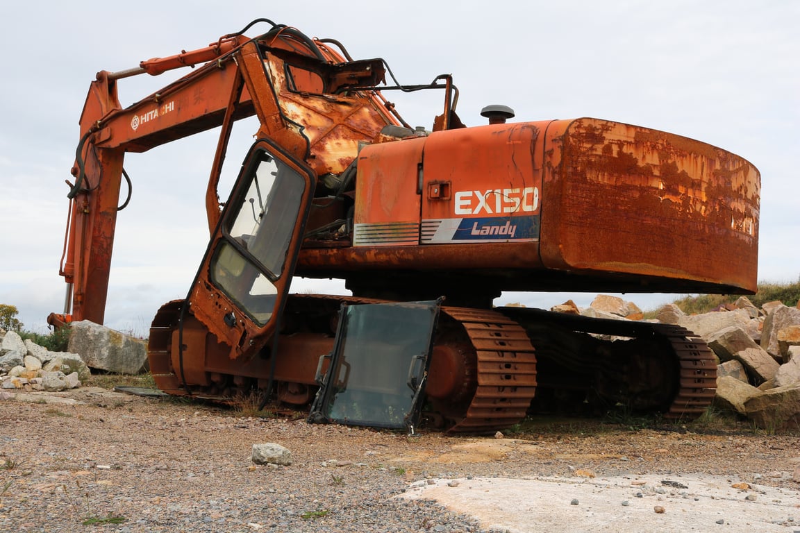 Hitachi excavator
