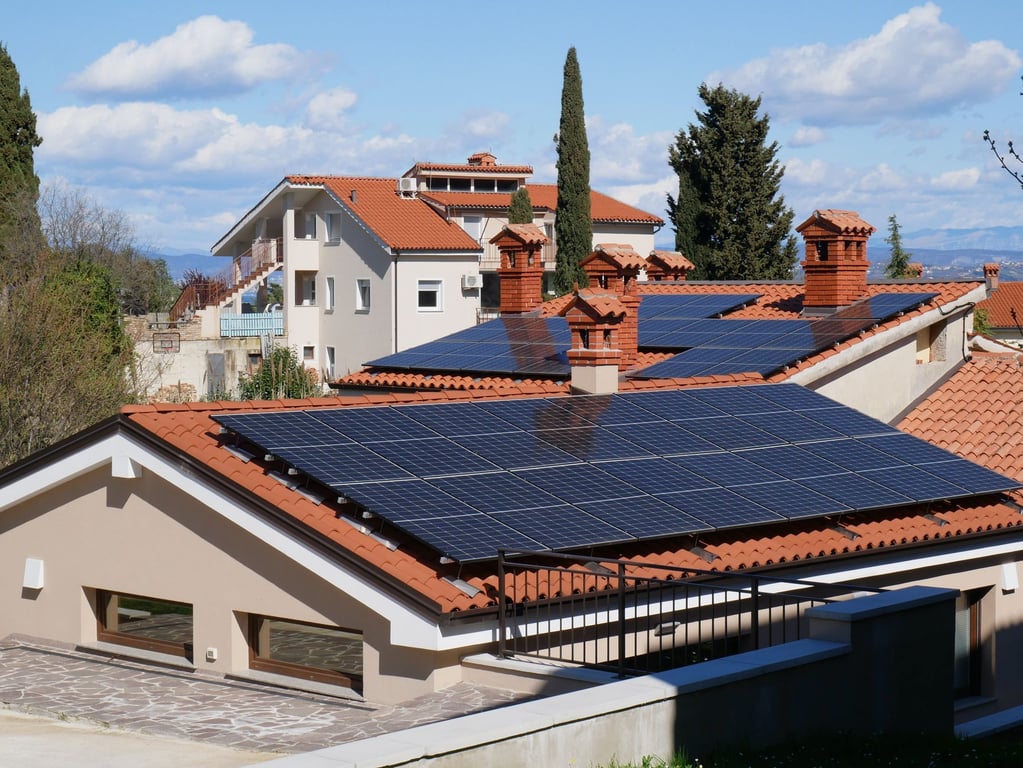 residential rooftop solar panels