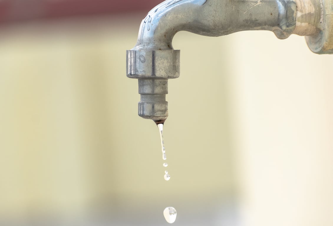 leaking kitchen faucet