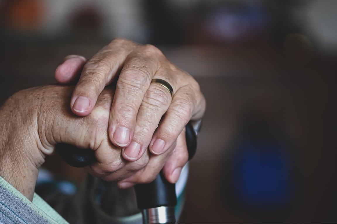 elderly woman home caregiver