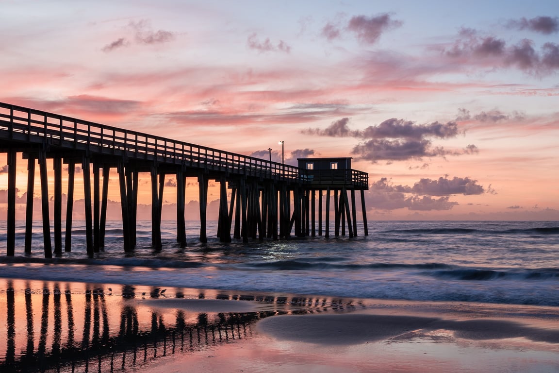 ocean fishing pier