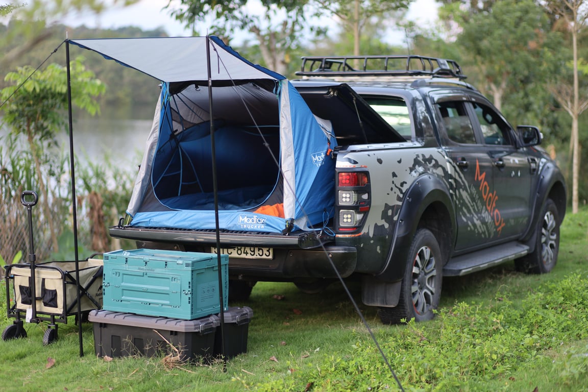 Ford F-150 towing travel trailer