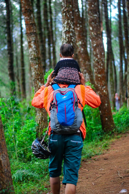 family hiking trail
