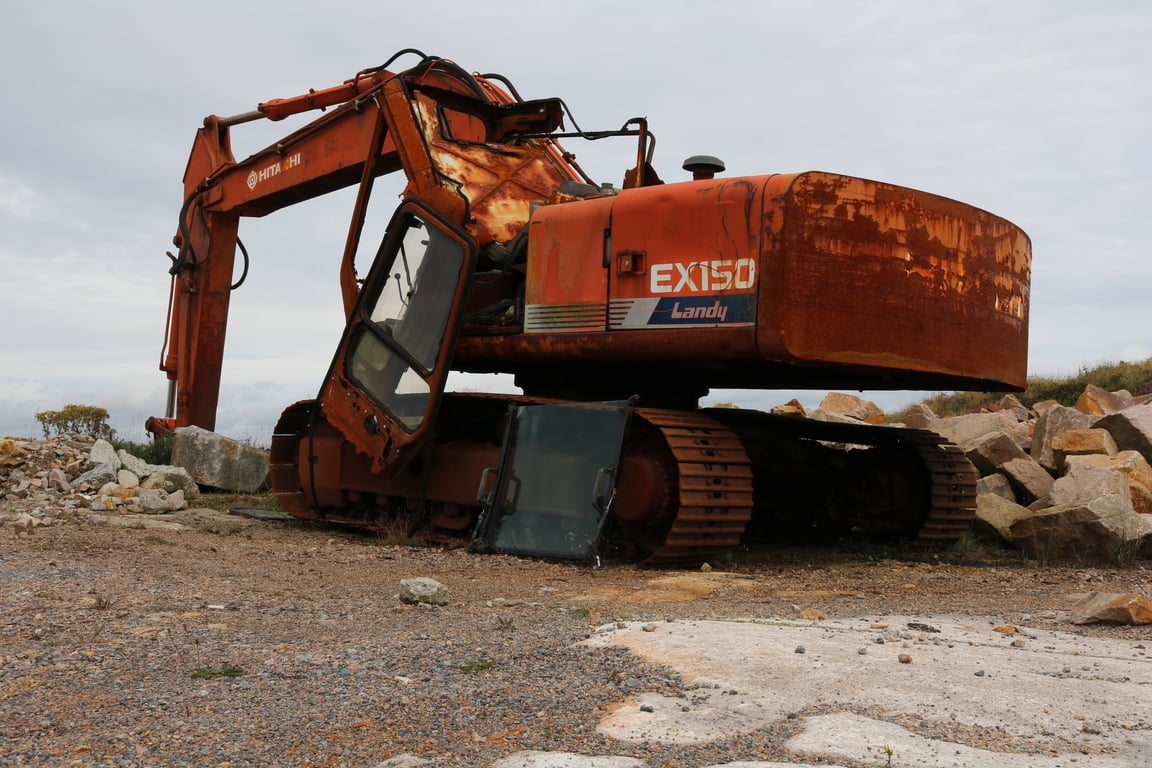Hitachi excavator