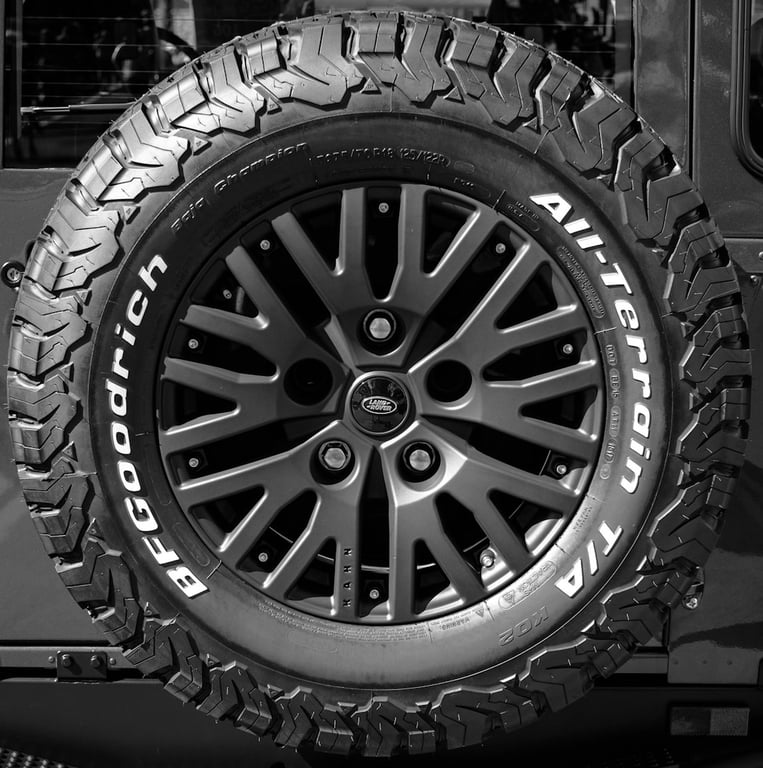225/60R17 tire sidewall