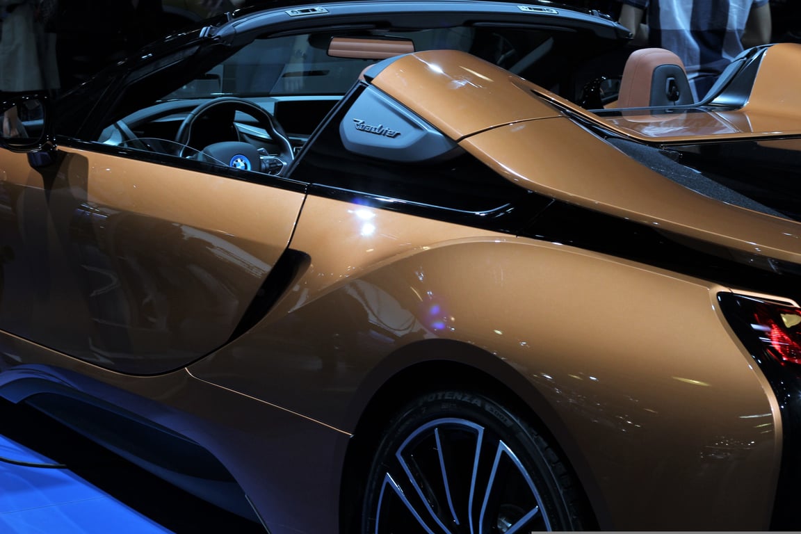 electric hybrid and petrol cars