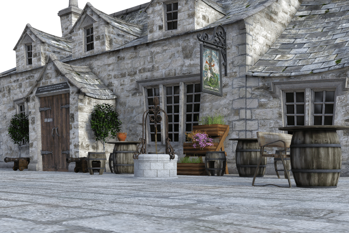 stone patio landscaping