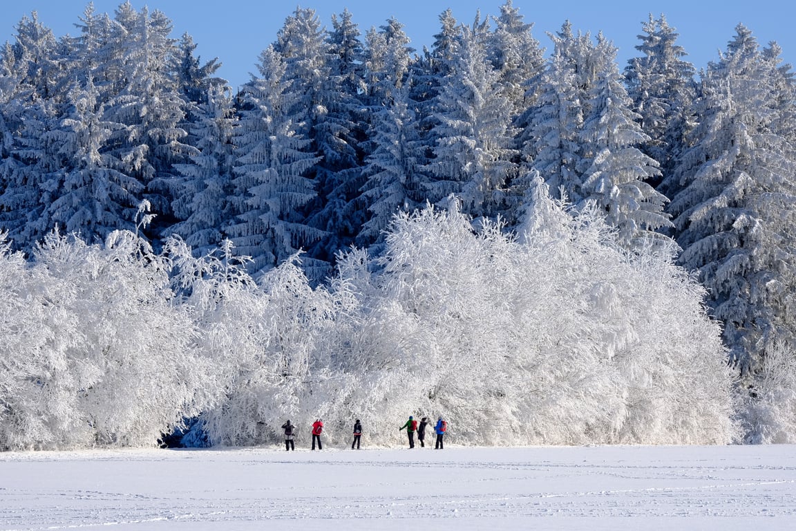 RV campground winter