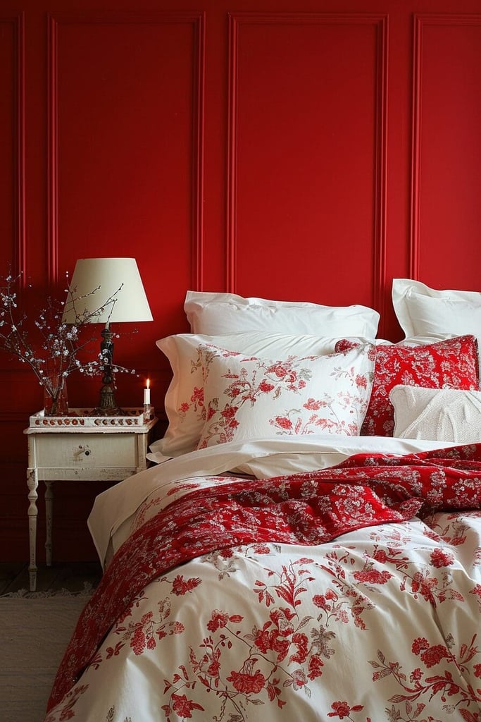 19 Red Bedroom Ideas That'll Make You Forget All About 