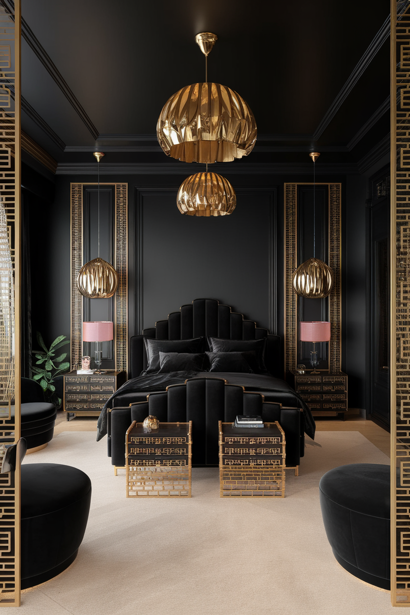 50 Stunning Black and Gold Bedroom Ideas to Transform Your Space