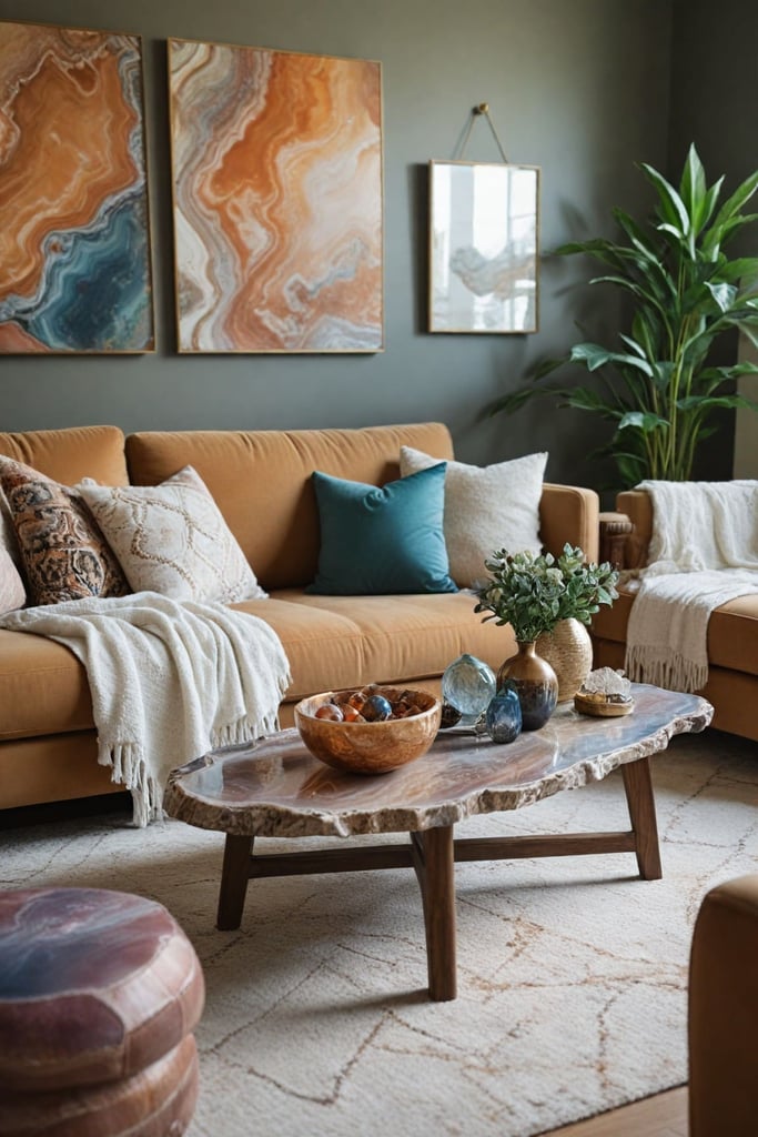 17 Earthy Living Room Ideas That'll Make You Never Want to Leave Home