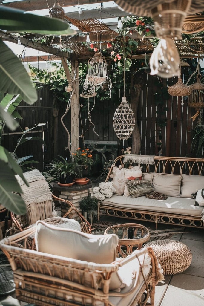 52 Bohemian Patio Ideas to Turn Your Outdoor Space into a Free-Spirited ...