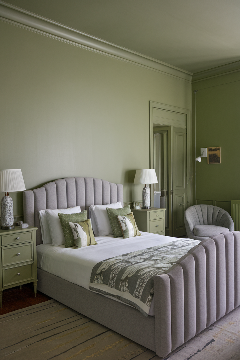27 Stunning Green and Gray Bedroom Ideas to Transform Your Space