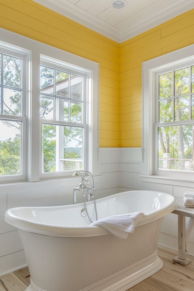 25 Yellow Bathroom Ideas That Will Make You Smile Wider Than a Banana