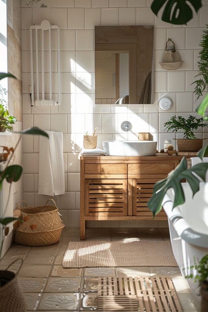 17 Brown Bathroom Ideas That Are So Chic You'll Ditch the White Tiles ...