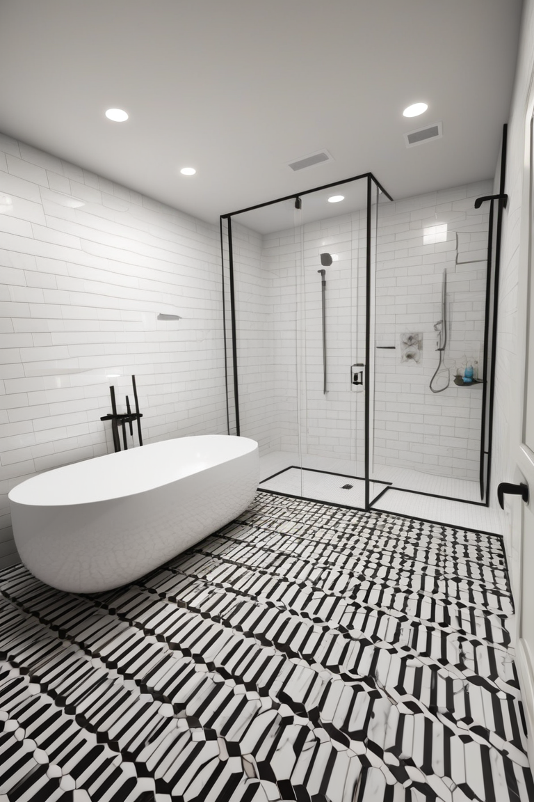 25 Stunning Black and White Bathroom Ideas to Transform Your Space