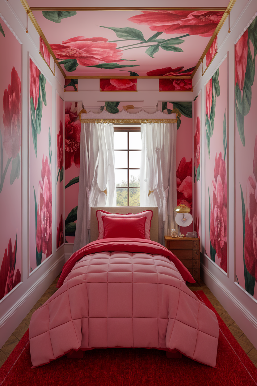 20 Stunning Red and Pink Bedroom Ideas That Will Make You Swoon