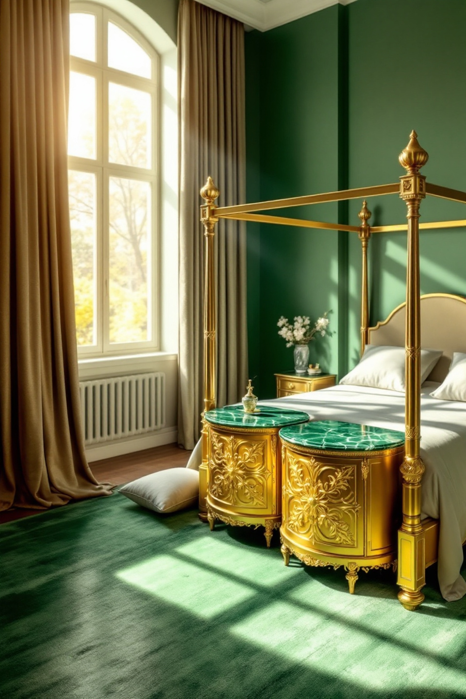 29 Stunning Green and Gold Bedroom Ideas You'll Want to Try ASAP