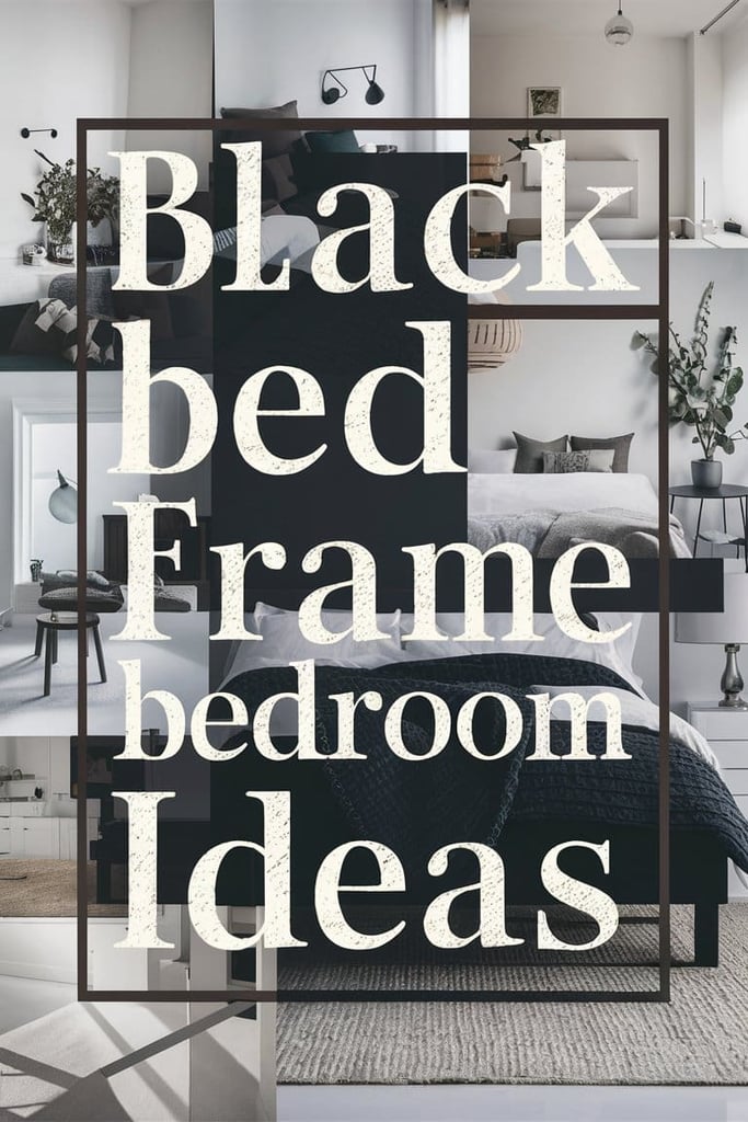 15 Stunning Bedroom Ideas to Complement Your Black Bed Frame