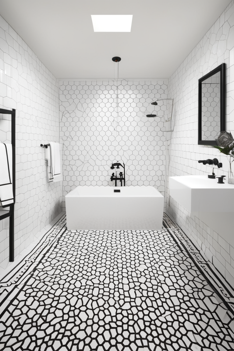 25 Stunning Black and White Bathroom Ideas to Transform Your Space