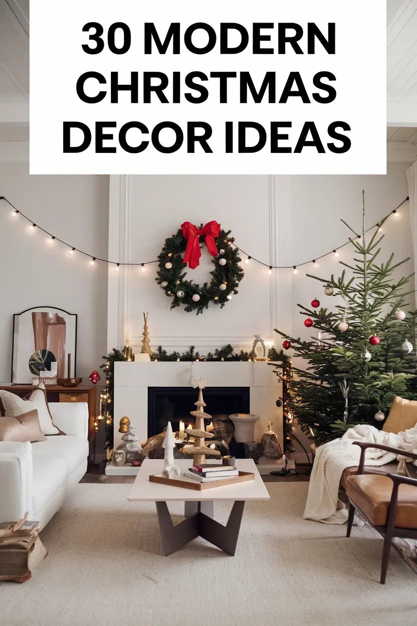 30 Modern Christmas Decor Ideas That'll Make Your Neighbors Jealous