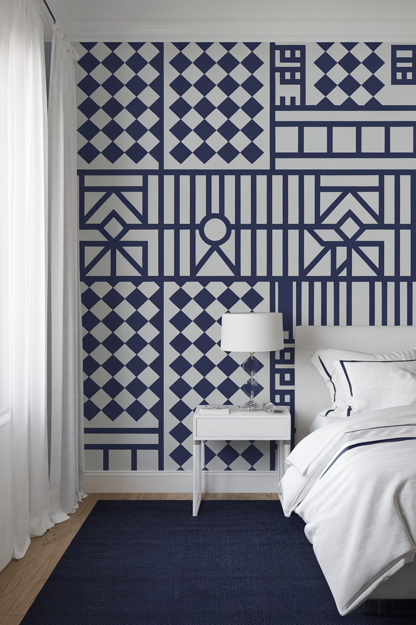25 Dreamy Navy Blue and Grey Bedroom Ideas You'll Fall in Love With