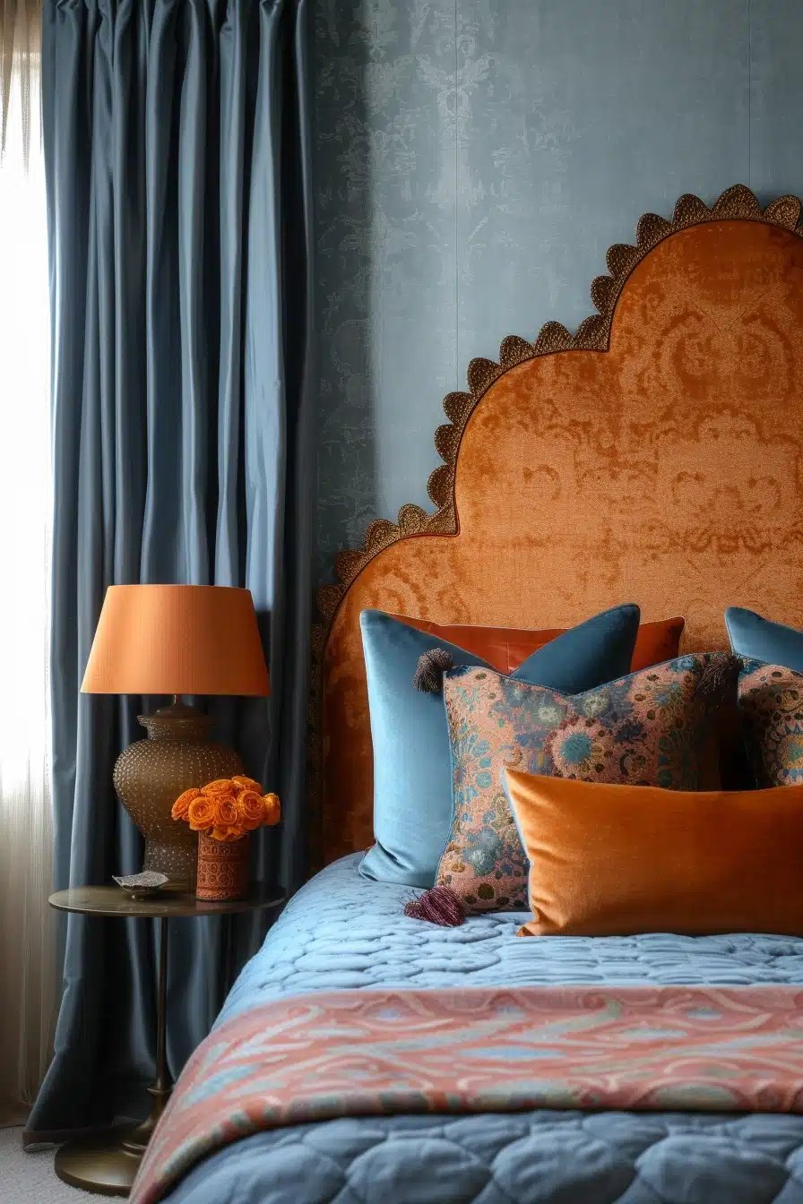 24 Orange and Blue Bedroom Ideas For a Bold Look