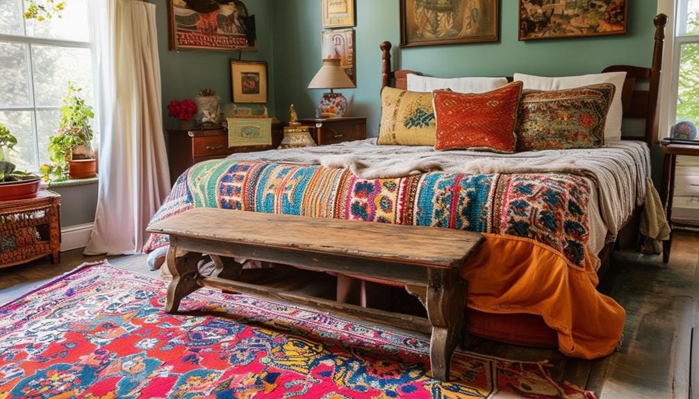 25 Vintage Eclectic Bedroom Ideas That Are a Total Thrift Store ...