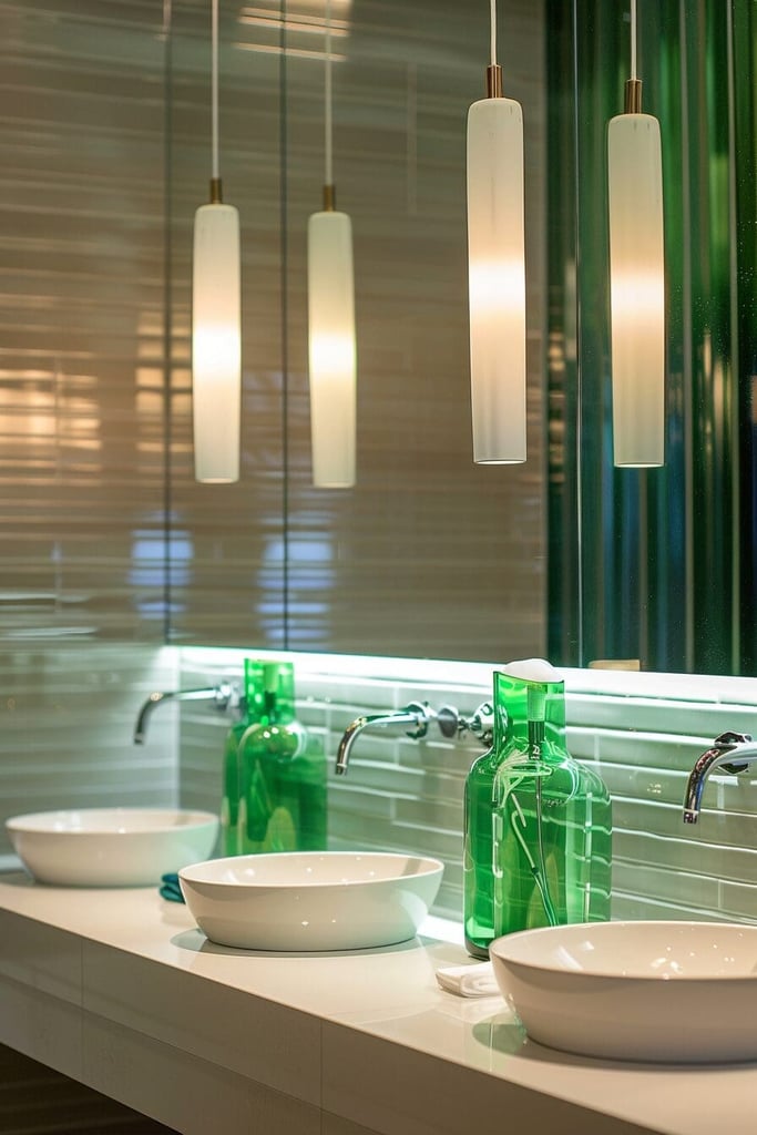 25 Green Bathroom Ideas That Will Actually Make You Want to Brush Your ...