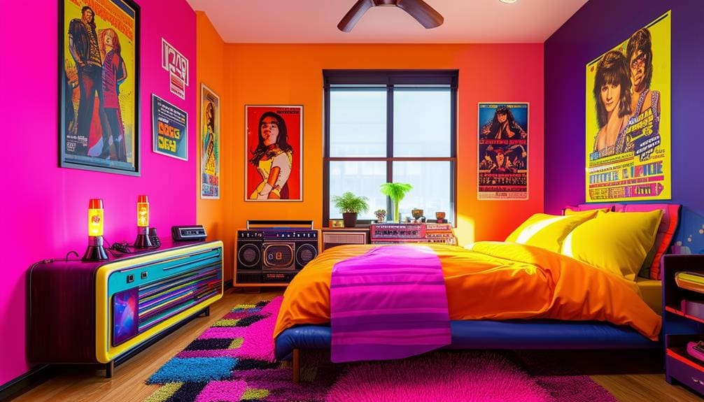 25 Gnarly 80s Bedroom Ideas That Will Totally Max Out Your Retro Vibes