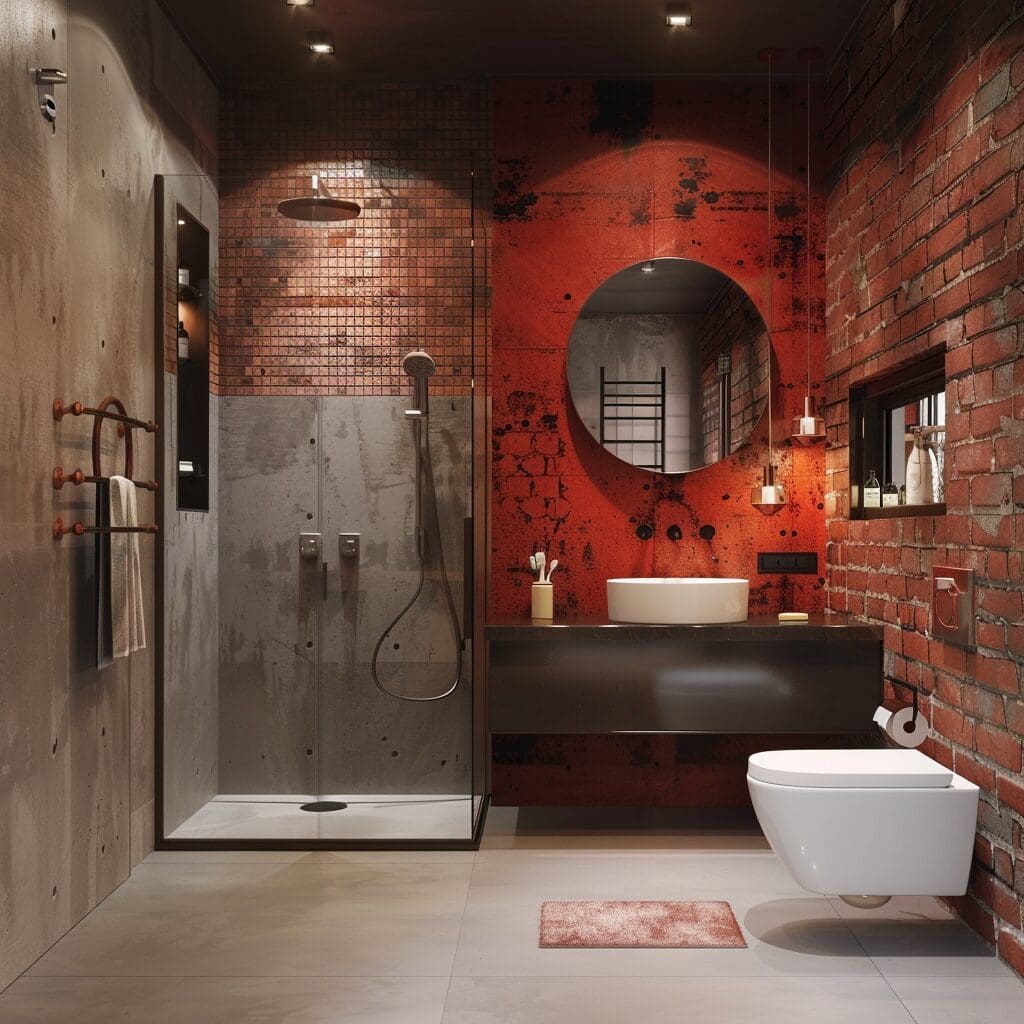 24 Red Bathroom Ideas That'll Make You Never Want To Leave This Room Again