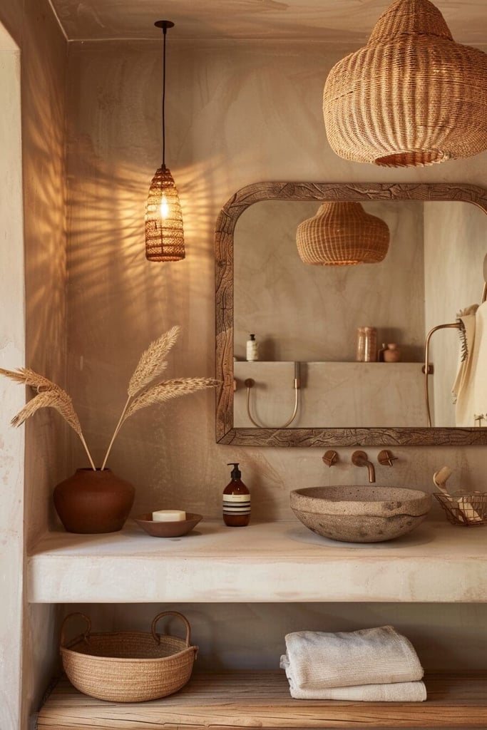 17 Brown Bathroom Ideas That Are So Chic You'll Ditch the White Tiles ...